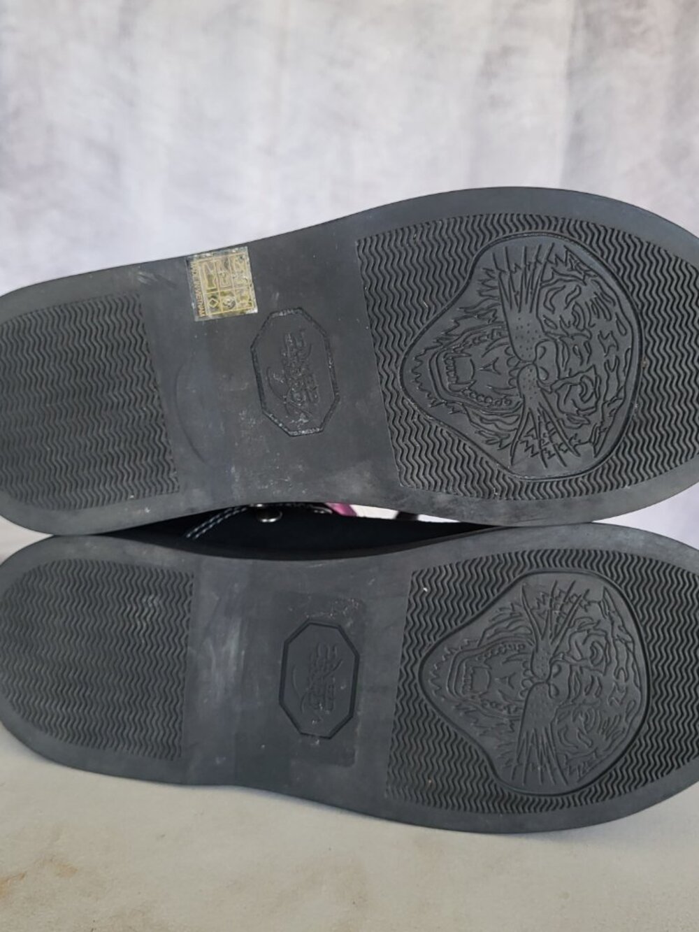 Ed Hardy Faux Fur Snow Boots Black Women's Size 6 - Picture 13 of 15